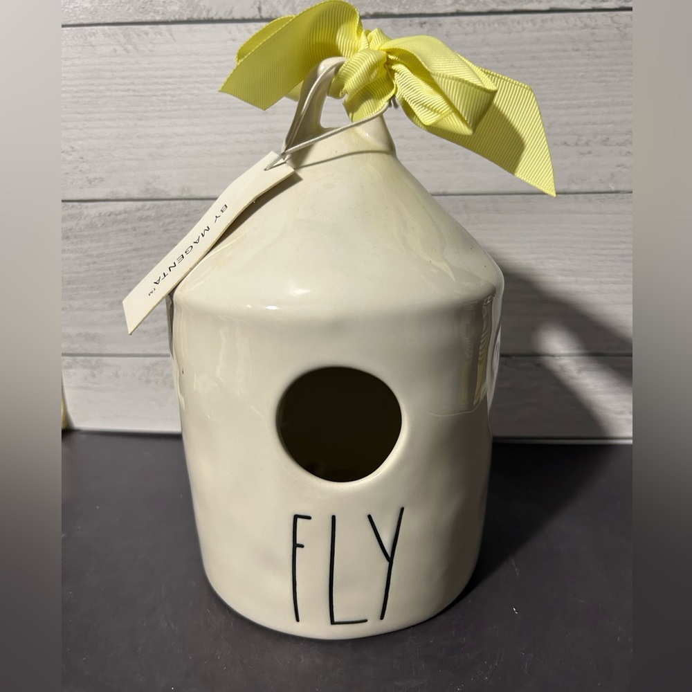 Rae Dunn FLY Birdhouse